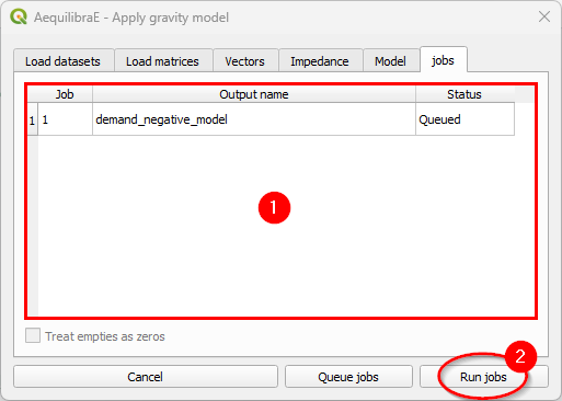 Apply Gravity - Run models