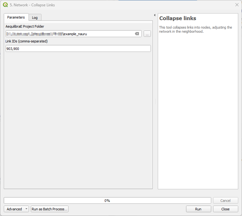 Processing provider collapse links
