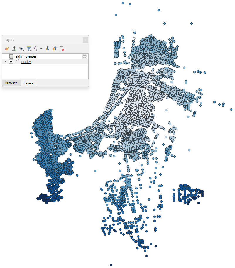 Skim viewer no joins other nodes