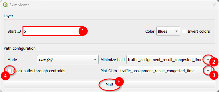 Skim viewer with joins dialog