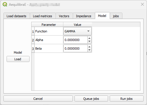 Model tab - Apply Gravity